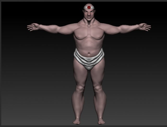 sumo Model 3D .c4d .max .obj .3ds .fbx .stl .blend