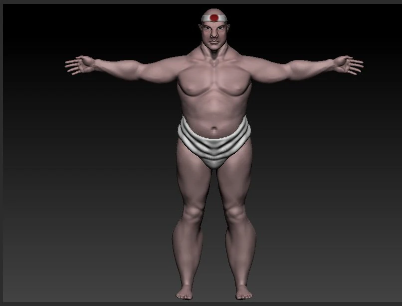 sumo 3D Model .c4d .max .obj .3ds .fbx .stl .blend