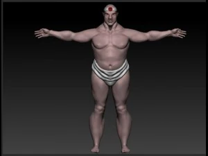 сумо 3D Модель