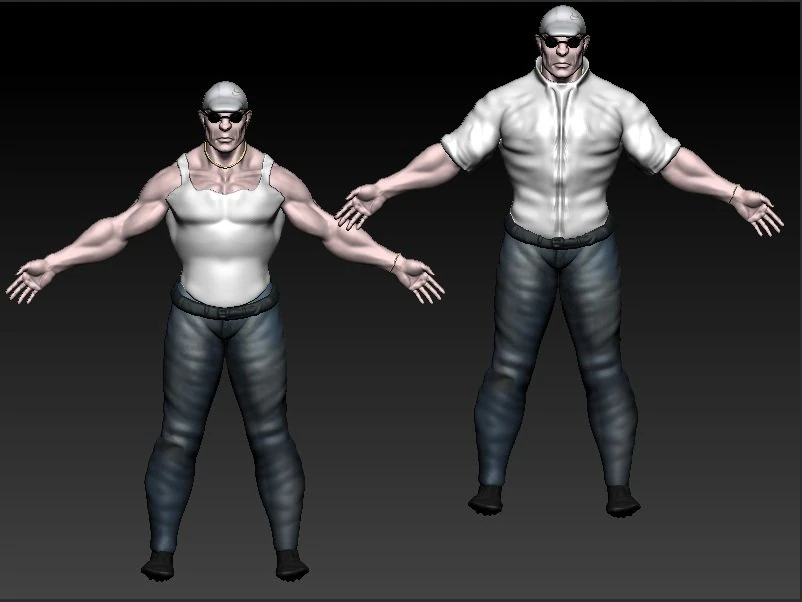 man 3D Model .c4d .max .obj .3ds .fbx .stl .blend 