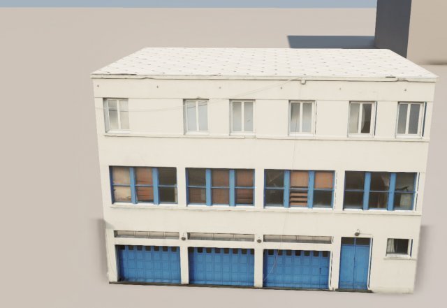 low poly old factory building 3D Model .c4d .max .obj .3ds .fbx .stl .blend 