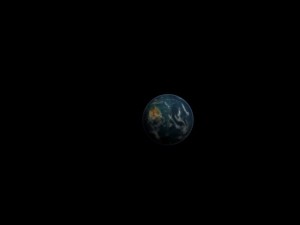 earth planet with clouds and atmosphere 3D 模型