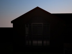 wooden house and empty interior new price for holi Model 3D