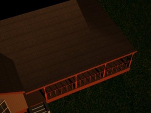 wooden house and empty interior new price for holi Model 3D