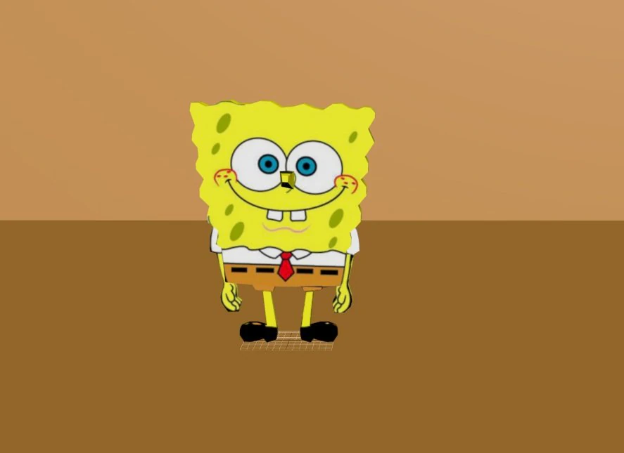 spongebob squarepants 3D Model .c4d .max .obj .3ds .fbx .stl .blend 