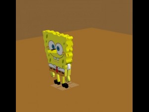 spongebob squarepants 3D 모델