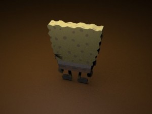 spongebob squarepants 3D 모델