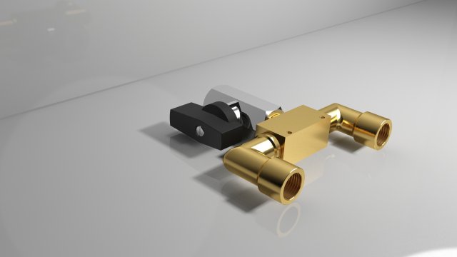 ball valve 3D मॉडल .c4d .max .obj .3ds .fbx .stl .blend 