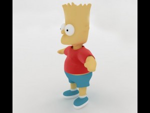 bart simpson 3D 모델