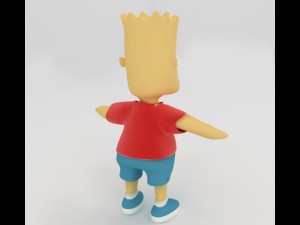 bart simpson 3D 모델
