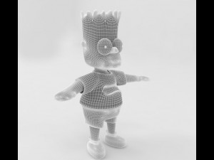 bart simpson 3D 모델