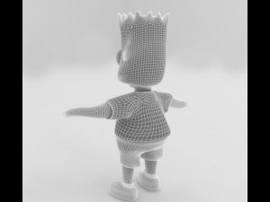 bart simpson 3D 모델