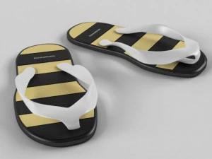 thong sandals 3D Model