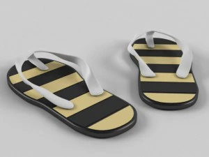 thong sandals 3D Model