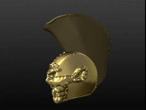 golden mask ethnic 3D Model