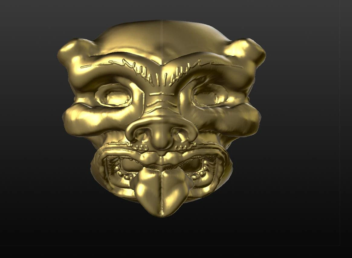 monster mask 3D Model .c4d .max .obj .3ds .fbx .stl .blend 