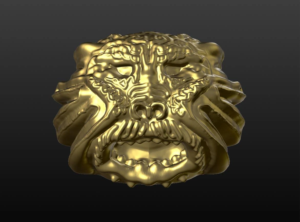 ethnic monkey head 3D Model .c4d .max .obj .3ds .fbx .stl .blend 