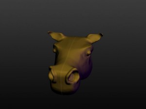 horse head 3D Модель