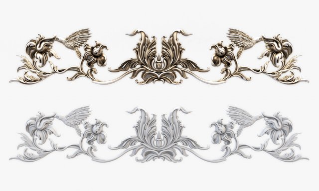 cartouche 3D 打印模型 .c4d .max .obj .3ds .fbx .stl .blend 