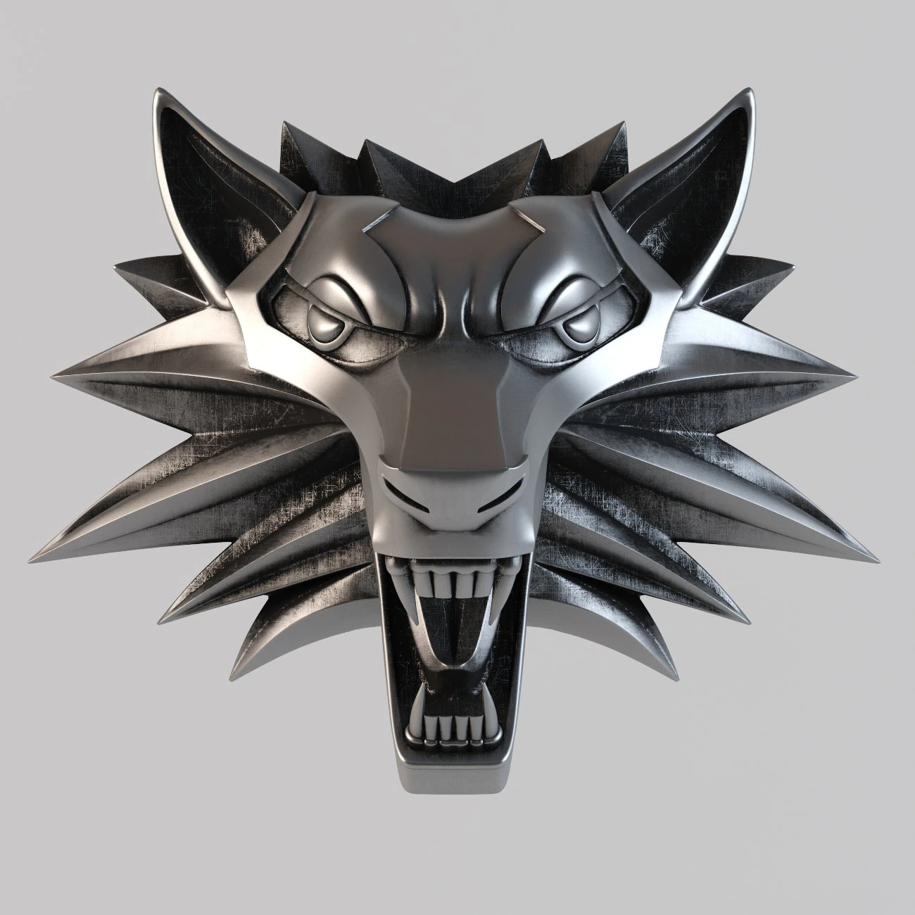 sign witcher 3D Print Model .c4d .max .obj .3ds .fbx .stl .blend 