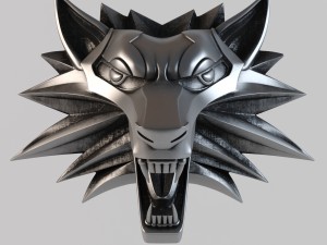 sign witcher 3D Print Model
