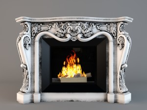 classic fireplace 3D Model