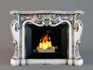classic fireplace 3D Model