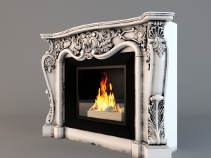 classic fireplace 3D Model