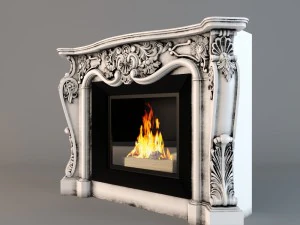 classic fireplace 3D Model