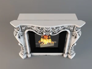 classic fireplace 3D Model