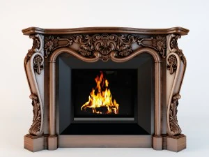 classic fireplace 3D Model