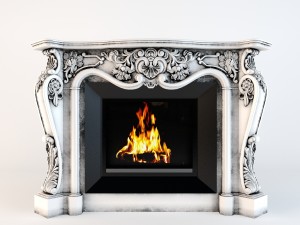 classic fireplace 3D Model