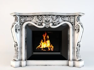 classic fireplace 3D Model