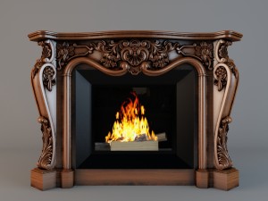 classic fireplace 3D Model