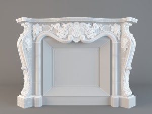 classic fireplace 3D Model