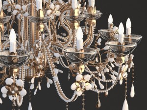 mechini chandelier Modelo 3D