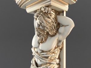 atlas sculpture Modèles 3D en vedette