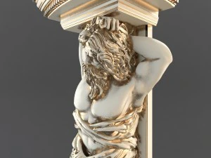 atlas sculpture 3D Print Model