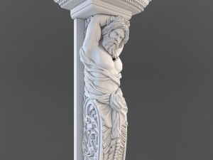 atlas sculpture Modèles 3D en vedette