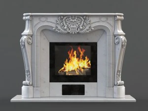fireplace 3D Print Model