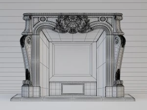 fireplace 3D Print Model