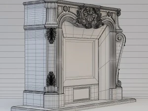 fireplace 3D Print Model