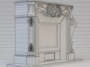 fireplace 3D Print Model