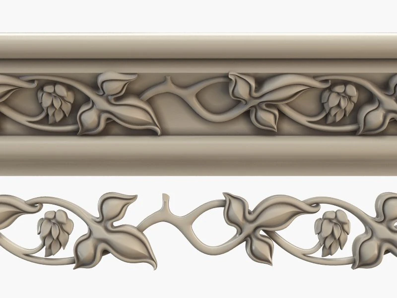 cornice cnc 3D Model .c4d .max .obj .3ds .fbx .stl .blend 