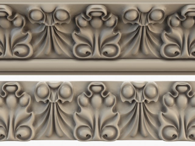 cornice cnc 3D Модель .c4d .max .obj .3ds .fbx .stl .blend 