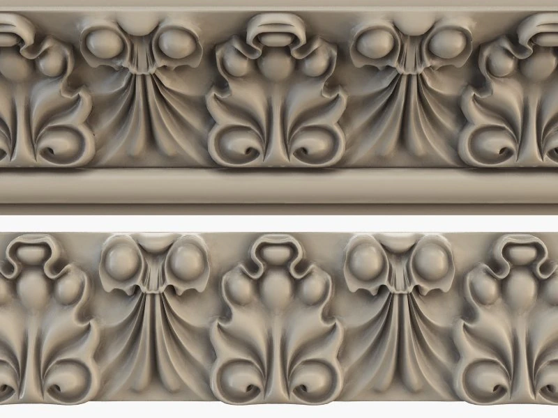 cornice cnc 3D Model .c4d .max .obj .3ds .fbx .stl .blend 