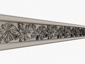 gothic moulding cnc Modèle 3D