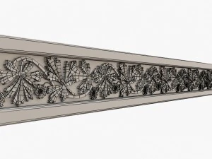 gothic moulding cnc 3D Model