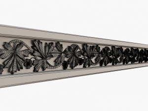 gothic moulding cnc Modèle 3D