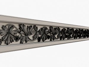 gothic moulding cnc 3D Model
